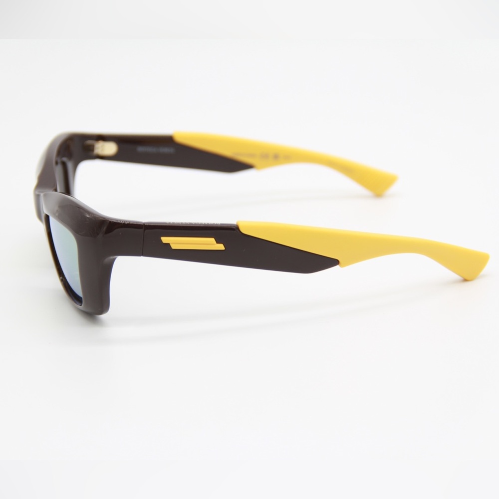 NEW BOTTEGA VENETA BV1182S 002 UNISEX BROWN YELLOW SUNGLASSES BV 1182S - Picture 5 of 13